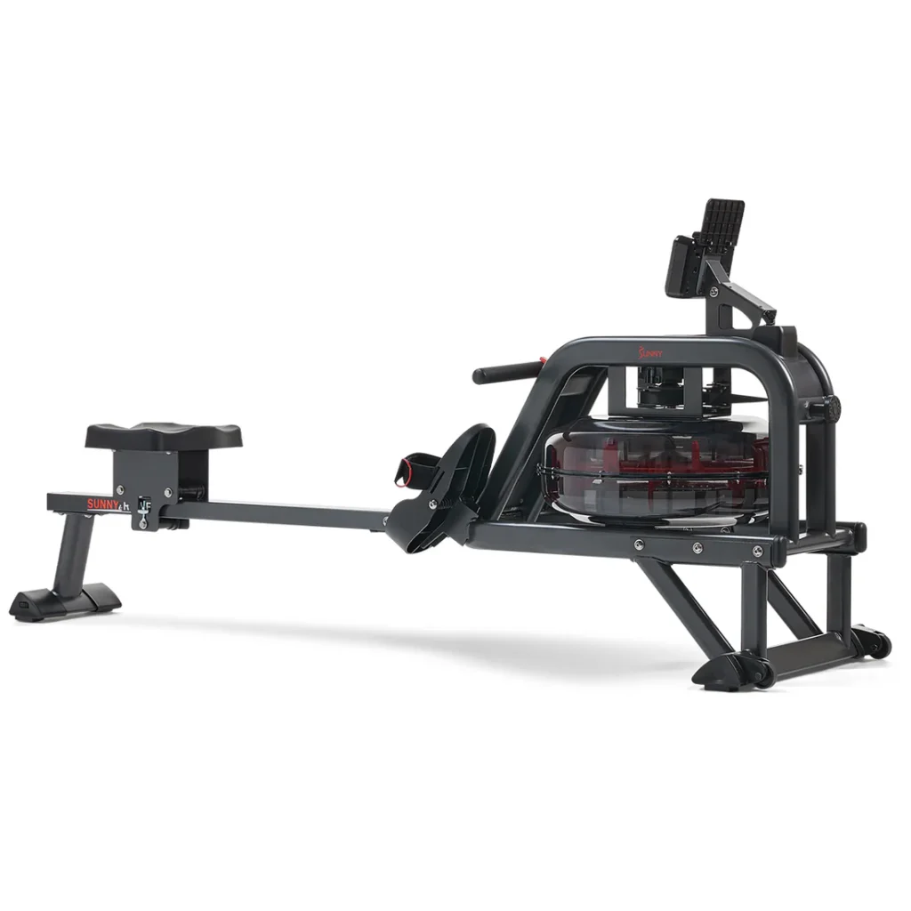 Sunny Health & Fitness Obsidian Surge 500 Water Rowing Machine